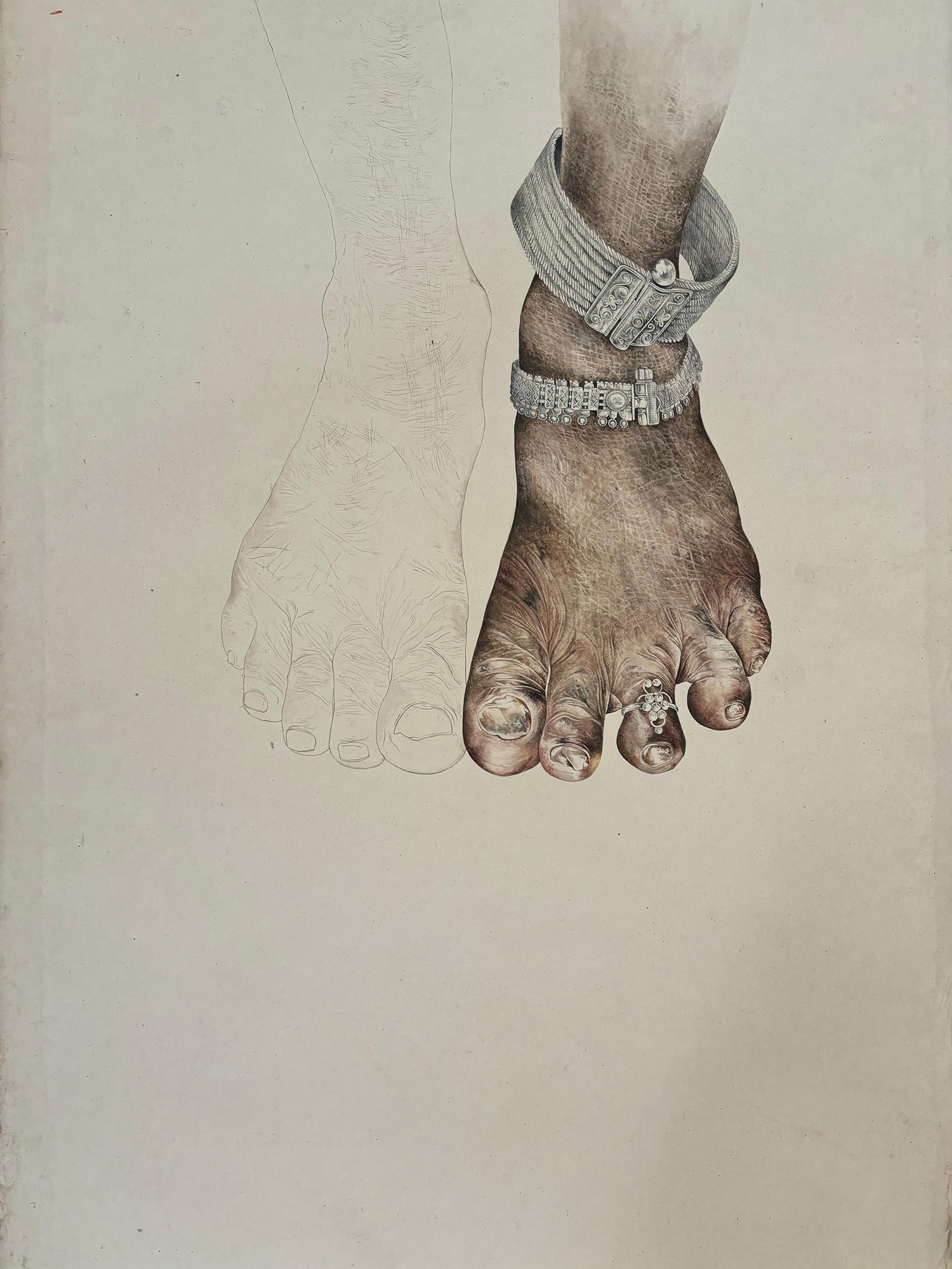 Watercolour on Wasli Paper